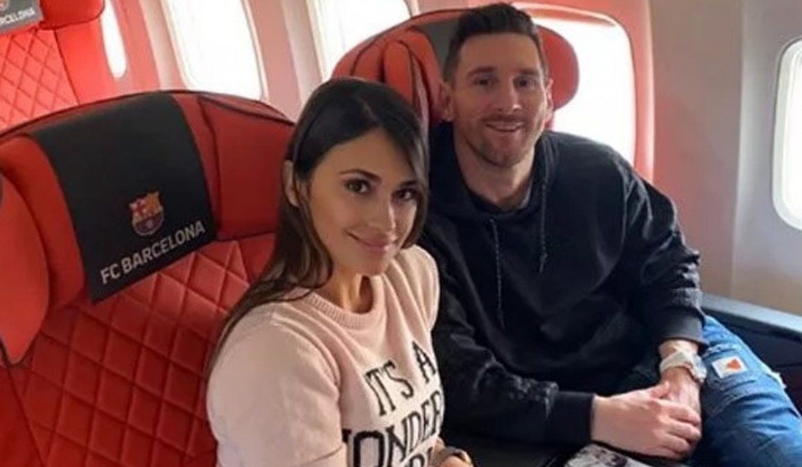 Messi viajó con su familia a París para la gala del Balón de Oro