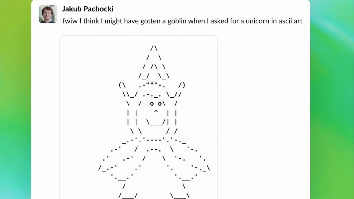El salto en las métricas las menciones de la palabra goblin se dispararon casi un 4.000% cuando se activó la personalidad Friki en los modelos de prueba.