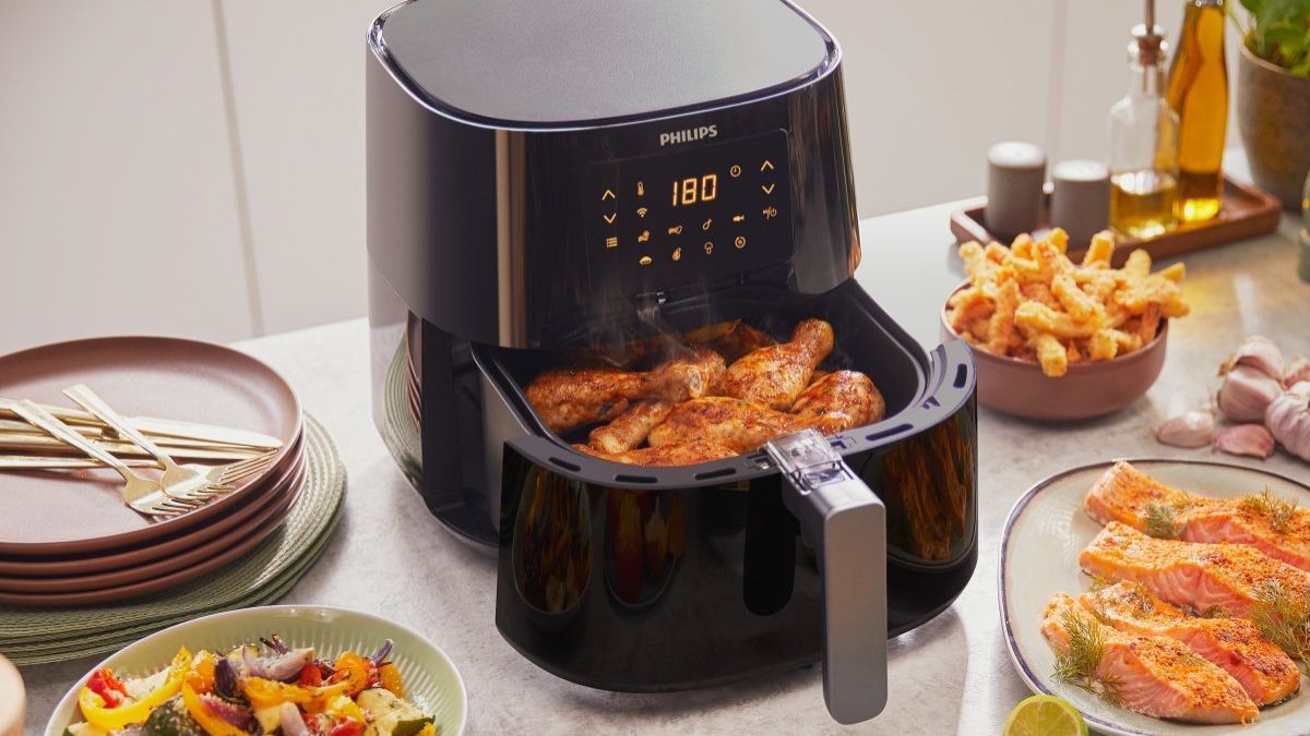 El precio de la freidora de aire en abril 2025.