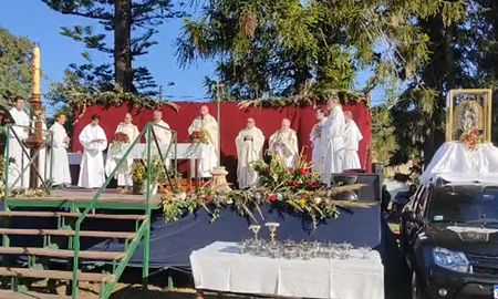Monseñor Sergio Fenoy reza la misa central de Guadalupe este domingo. Monseñor Sergio Fenoy reza la misa central de Guadalupe este domingo.