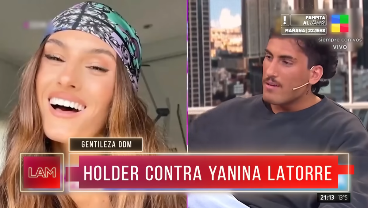 Holder habló de los malos tratos que había recibido por parte de Yanina Latorre. Holder habló de los malos tratos que había recibido por parte de Yanina Latorre.