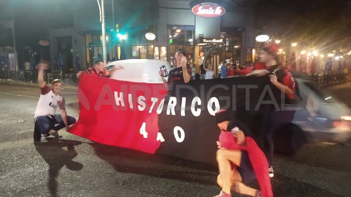 A pesar de los operativos dispuestos, los festejos se hicieron sentir en toda la ciudad.