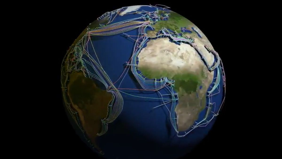 Increíble: El Mapa 3D Que Muestra Los Cables Submarinos De Conexión A ...