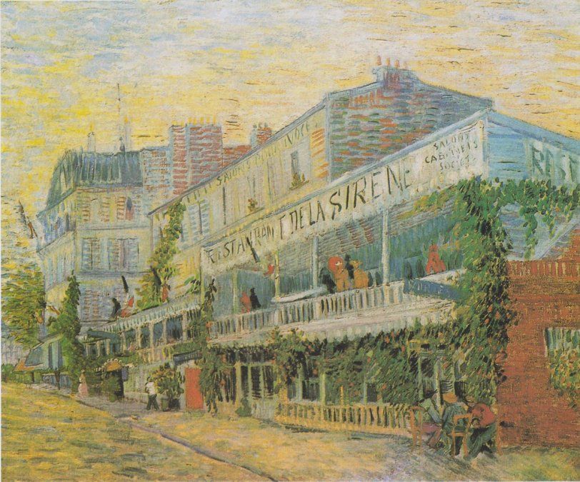 Vincent Van Gogh salía a pintar los alrededores de París junto con sus amigos, Paul Signac y Émile Bernard.
