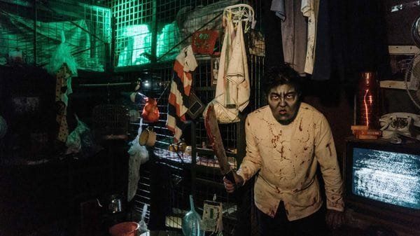 Un joven murió en una “Casa Embrujada” de Hong Kong golpeado por un ataúd