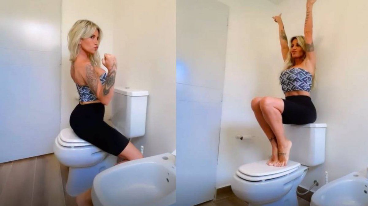 Florencia Peña consiguió un canje de inodoro y bidet y sus seguidores la acusaron de ridícula