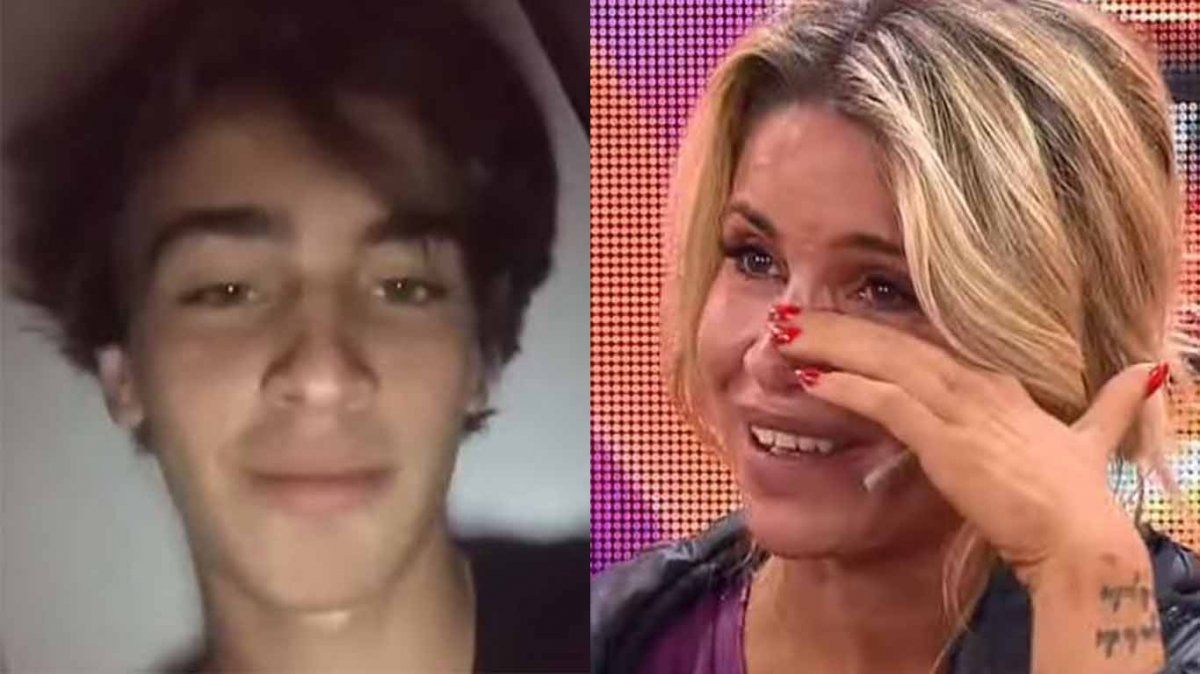 Florencia Peña rompió en llanto al ver un video que le hizo Toto Otero, su hijo mayor