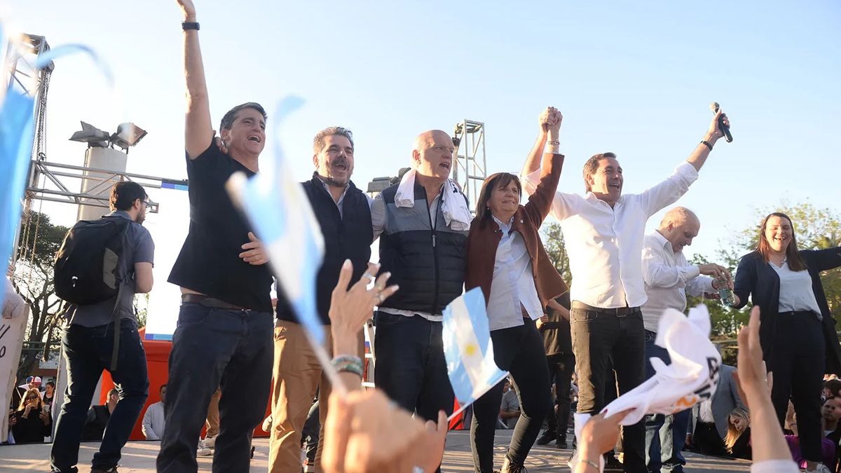 La candidata presidencial de Juntos por el Cambio