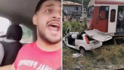 Video: Tavy Pustiu transmit&iacute;a en vivo y muri&oacute; arrollado por un tren