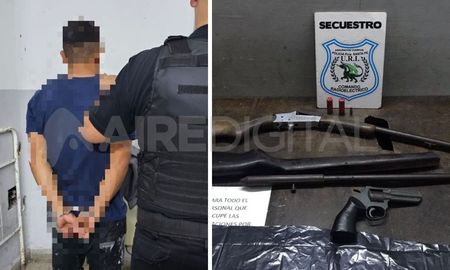 Un detenido y tres armas secuestradas en barrio San Lorenzo Un detenido y tres armas secuestradas en barrio San Lorenzo