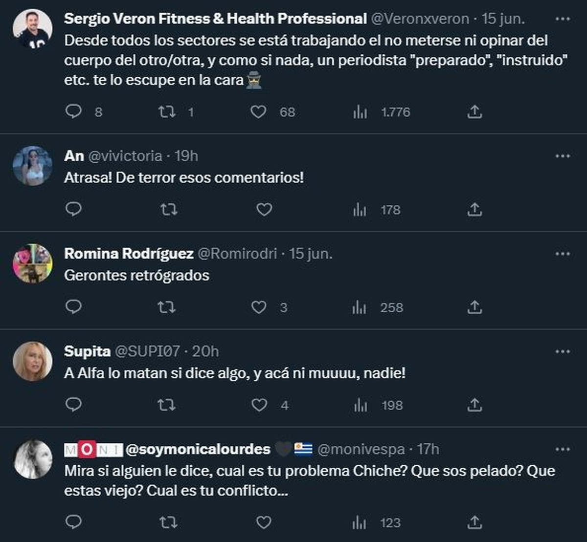 Las redes sociales repudiaron la pregunta de Chiche Gelblung.
