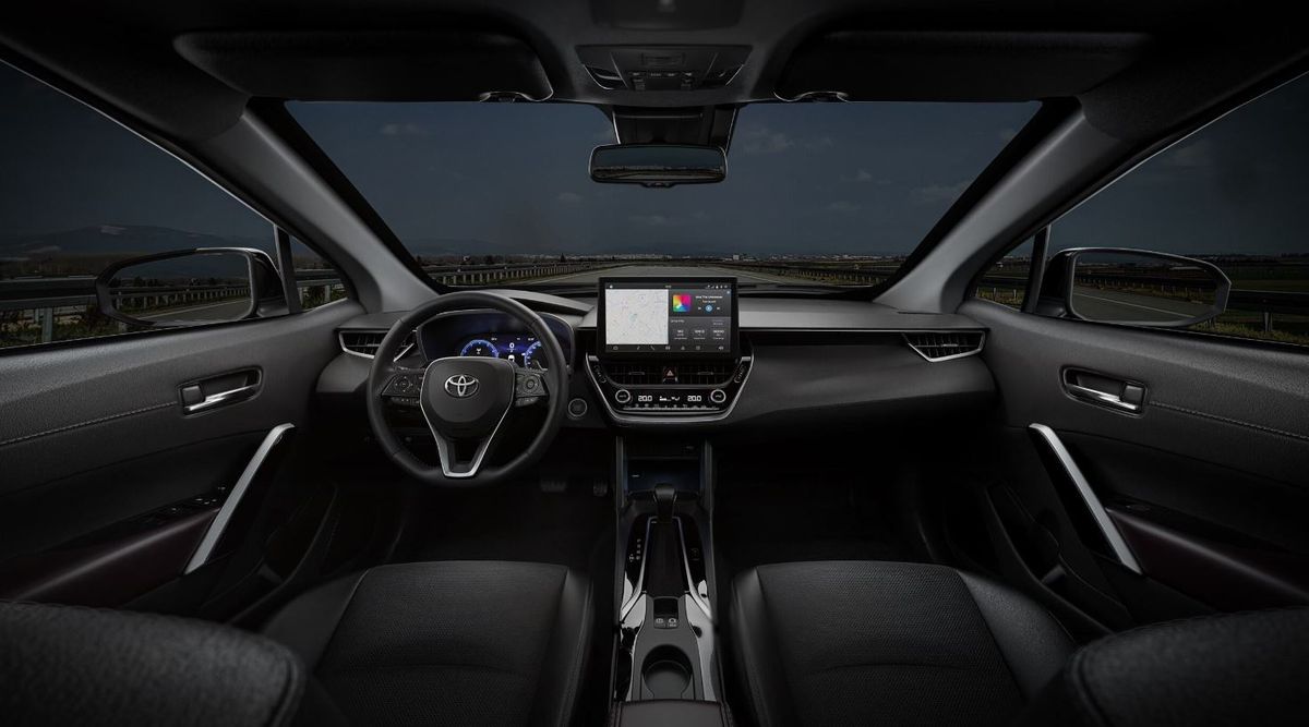 Así es el interior del Corolla Cross. Así es el interior del Corolla Cross.