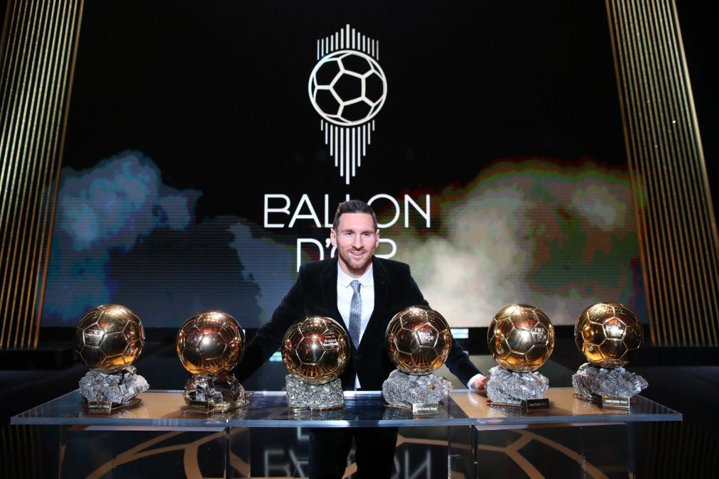Messi ganó su sexto Balón de Oro: otra vez mejor jugador del mundo
