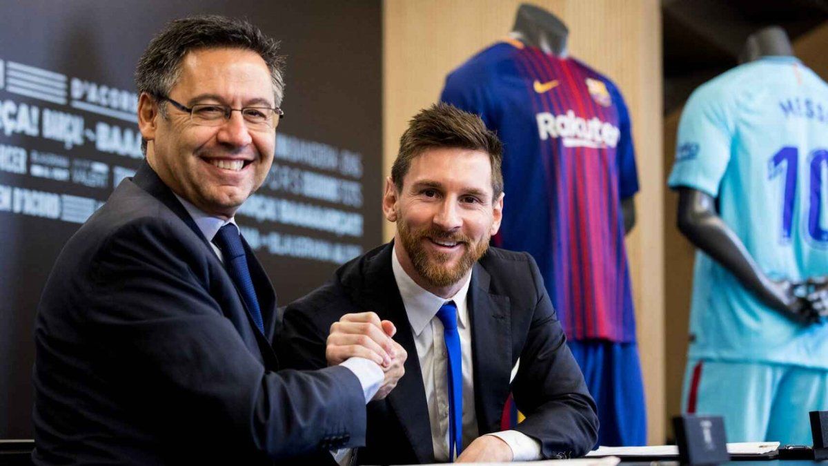 Josep María Bartomeu se despegó de la acusación por filtrar el contrato de Lionel Messi en el Barcelona.