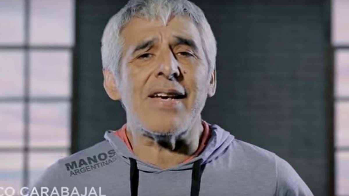 Peteco Carabajal fue uno de los artistas que se sumó a la propuesta