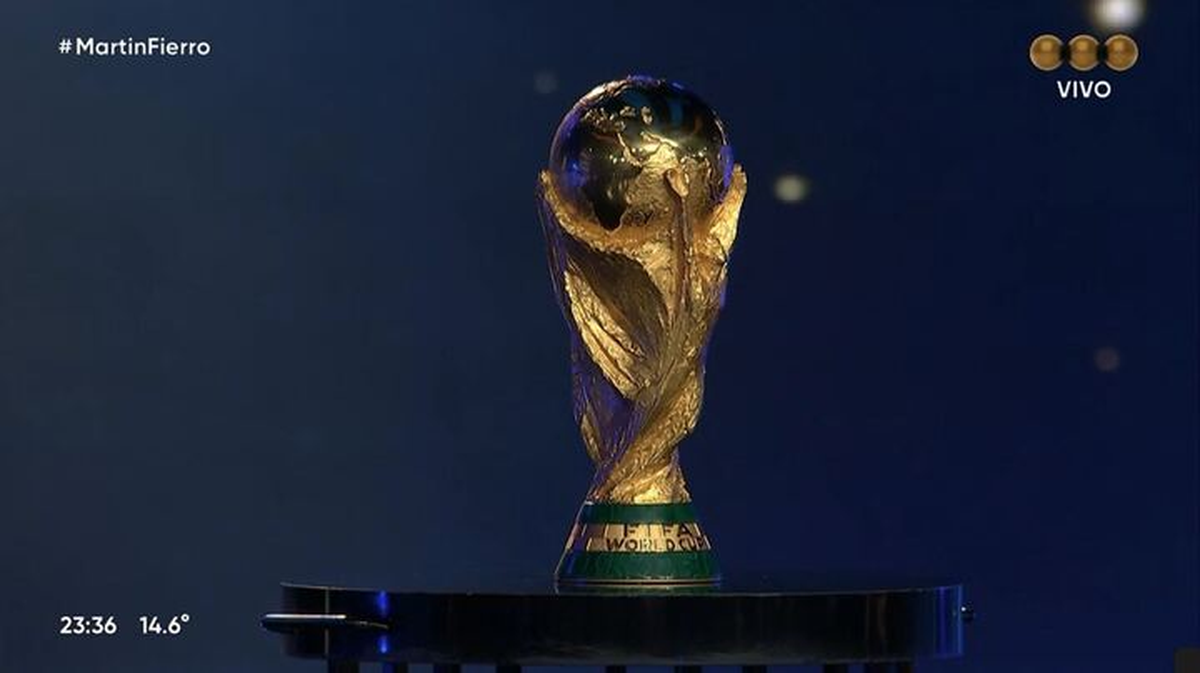 La Copa del Mundo tuvo su momento en la ceremonia de los Premios Martín Fierro.