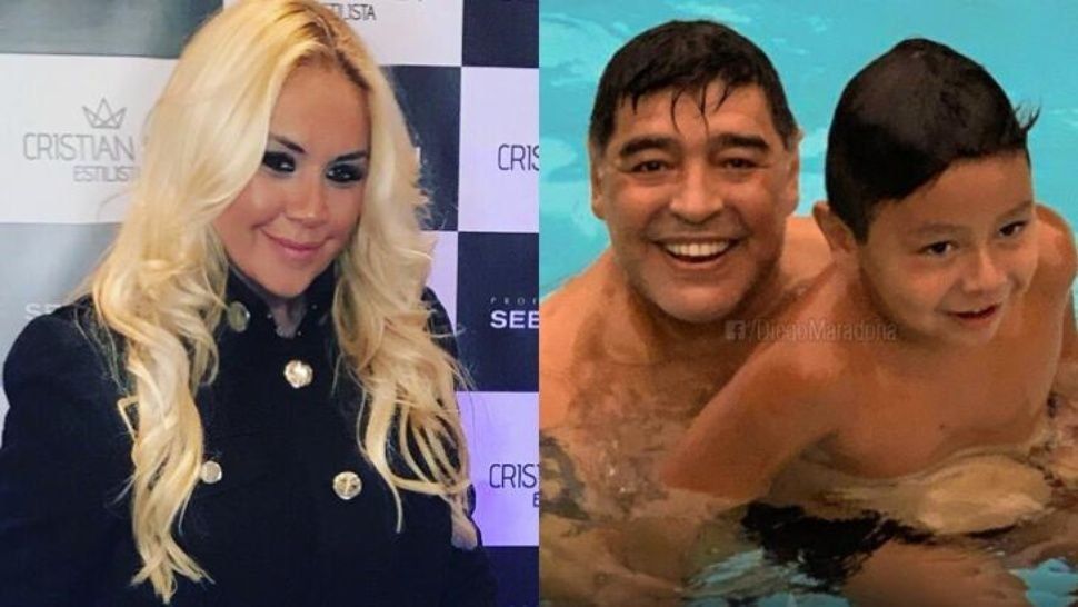 Verónica Ojeda contó detalles del encuentro entre Diego Maradona y su hijo