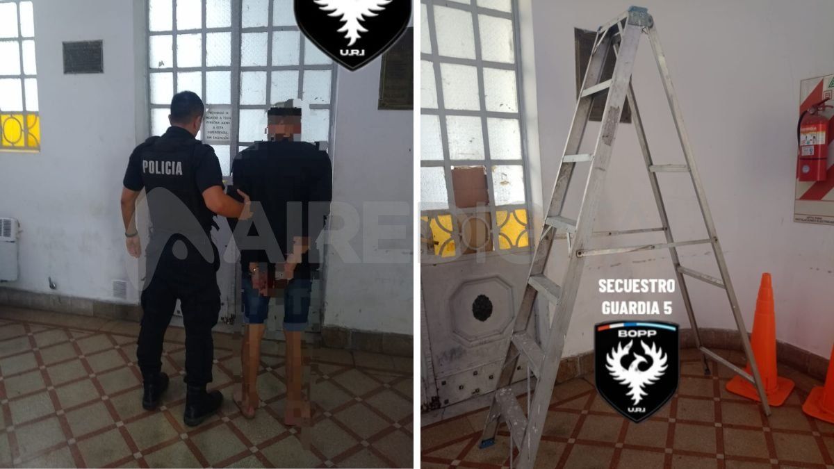 Ladrón albañil detenido en el barrio Mariano Comas