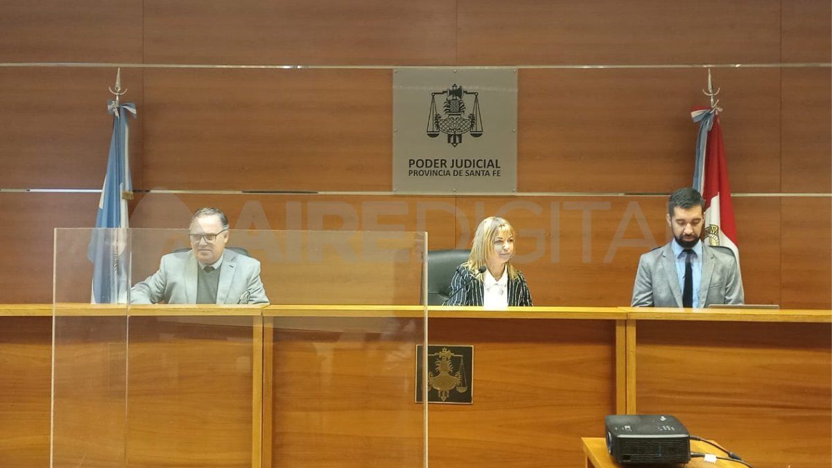 Sergio Carraro, Rosana Carrara y Pablo Ruiz Staiger, los jueces que conforman el tribunal
