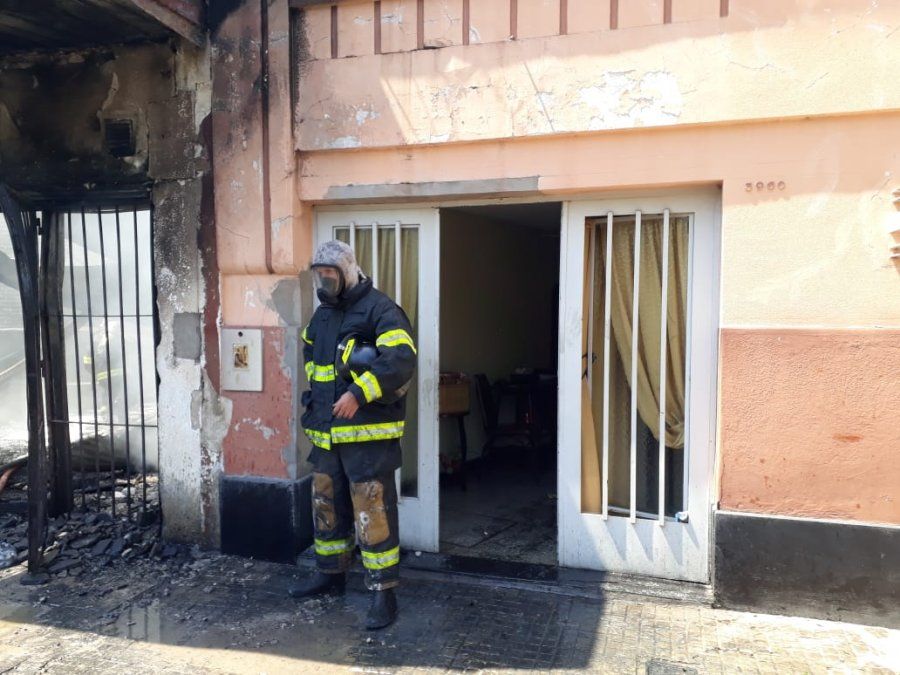 Incendio en un depósito: con 89 años no puede volver a su casa