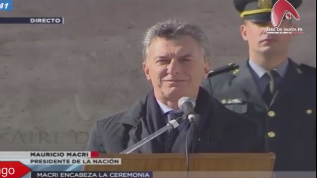 Macri en Rosario por el Día de la Bandera: “estamos en el camino correcto”