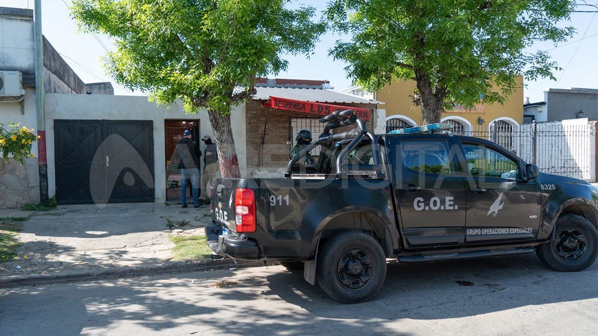 Tarragona al 600. El lunes policías del Organismo de Investigaciones allanaron la casa de