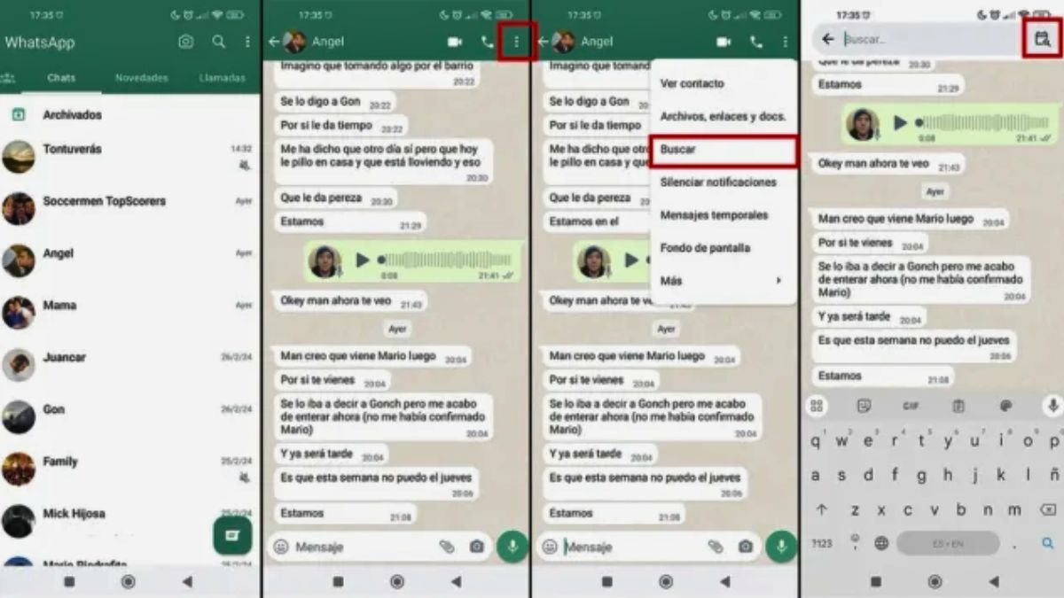 El paso a paso de esta nueva función de búsqueda. El paso a paso de esta nueva función de búsqueda.