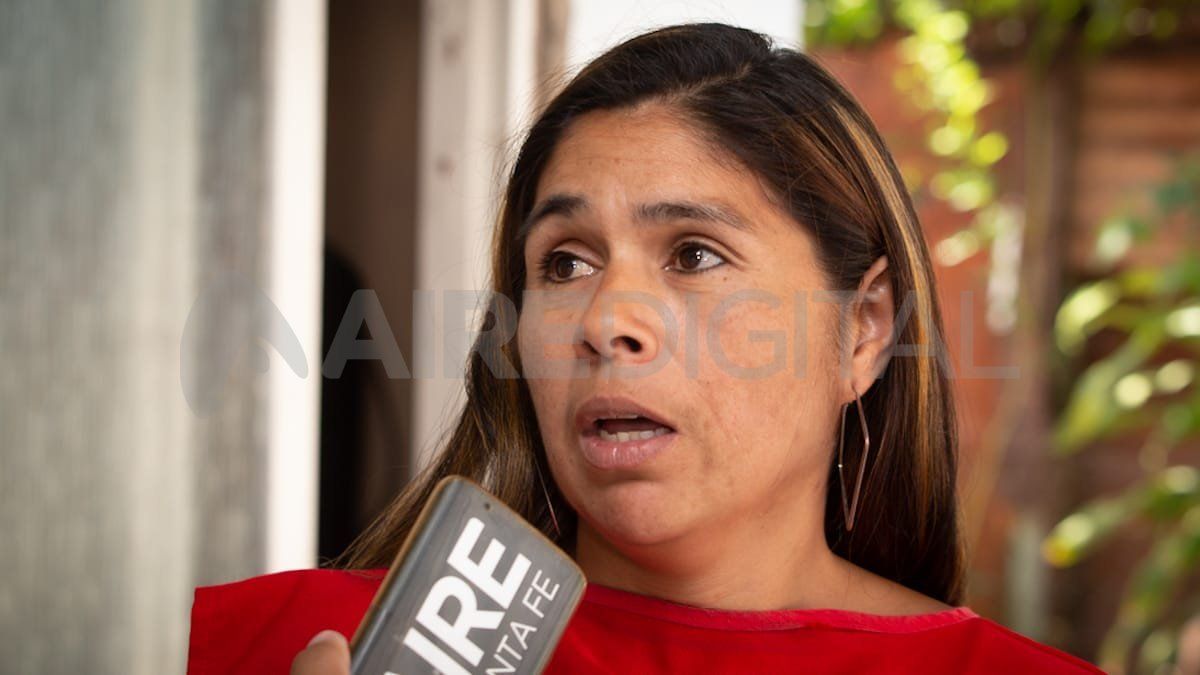 Carolina Oliva, trabajadora de comedor.