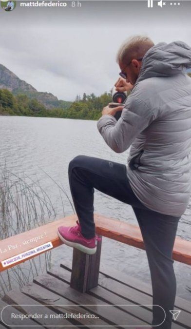 Matías Defederico se habría ido de vacaciones sin sus nenas.