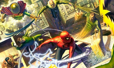 La apertura del Multiverso permite que los villanos del trepamuros se congreguen en este nuevo universo, así es como aparecen el Doctor Octopus de Alfred Molina, el Duende Verde de Willem Dafoe y Electro de Jamie Foxx. La apertura del Multiverso permite que los villanos del trepamuros se congreguen en este nuevo universo, así es como aparecen el Doctor Octopus de Alfred Molina, el Duende Verde de Willem Dafoe y Electro de Jamie Foxx.
