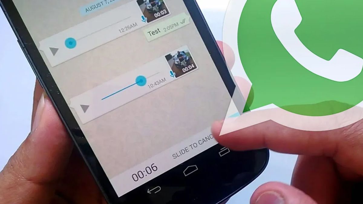 Mensaje de voz de WhatsApp