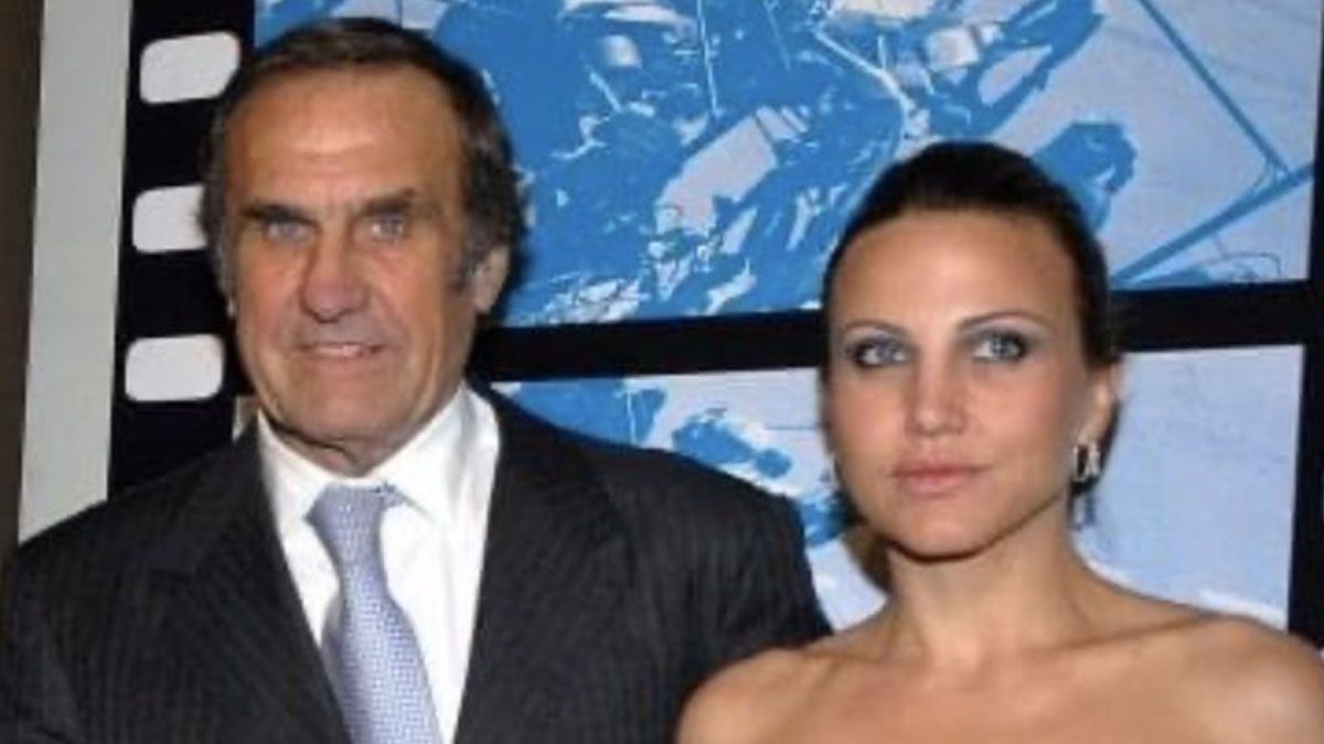 Cora Reutemann junto a su padre Carlos