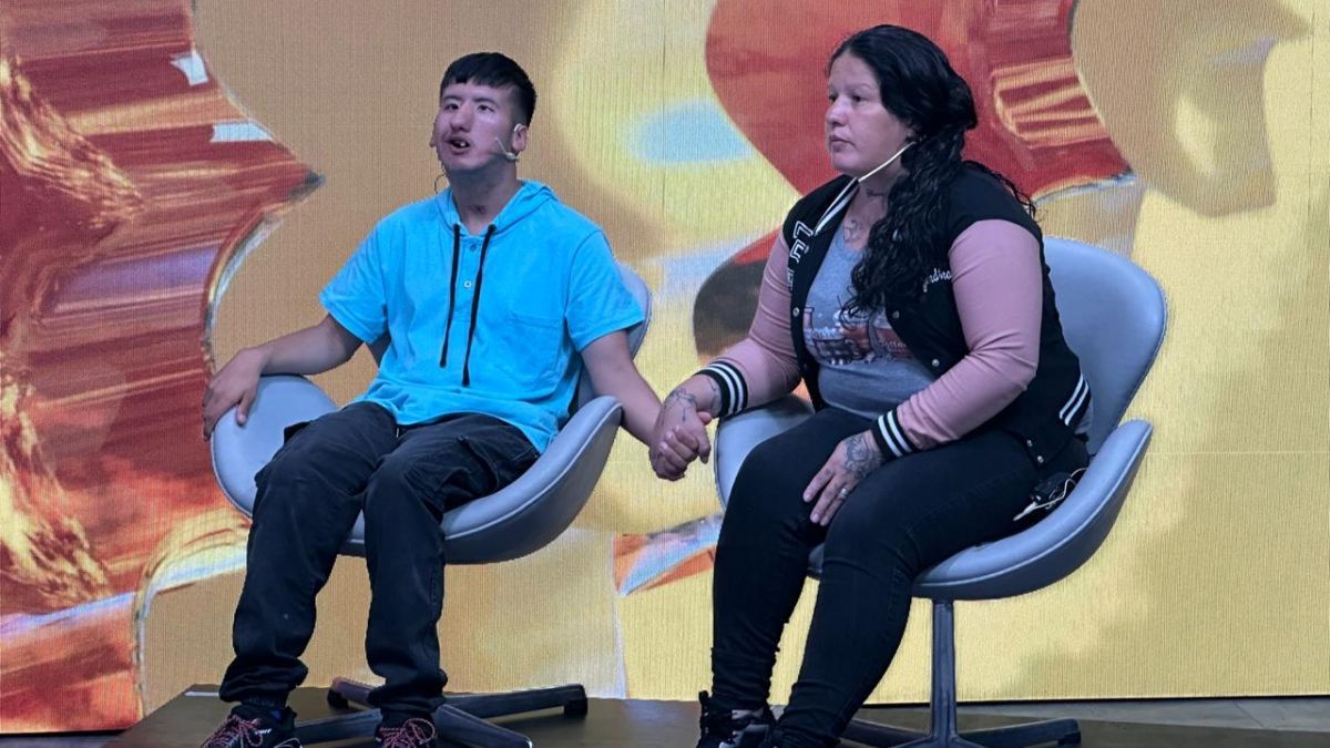 Pamela Monzón y su hijo Nazareno Monzón