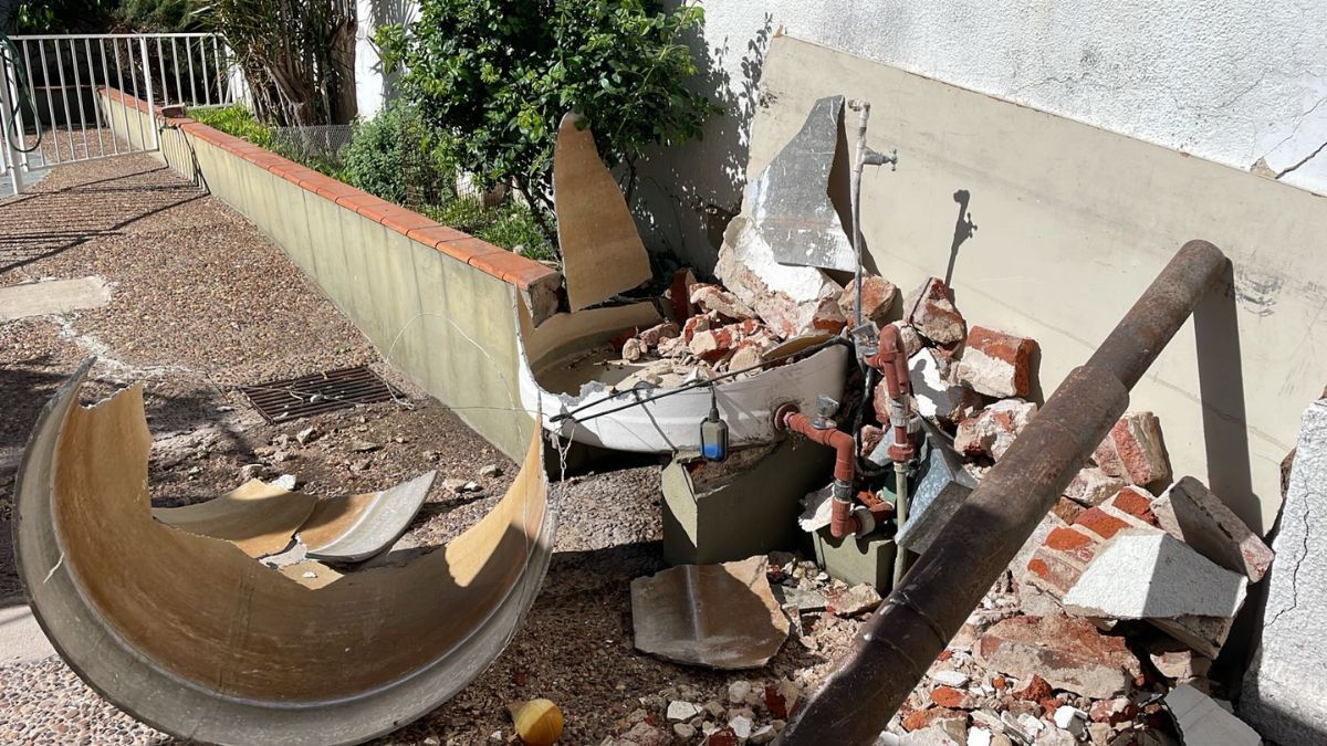 Así quedó la vivienda afectada por dentro. Así quedó la vivienda afectada por dentro.