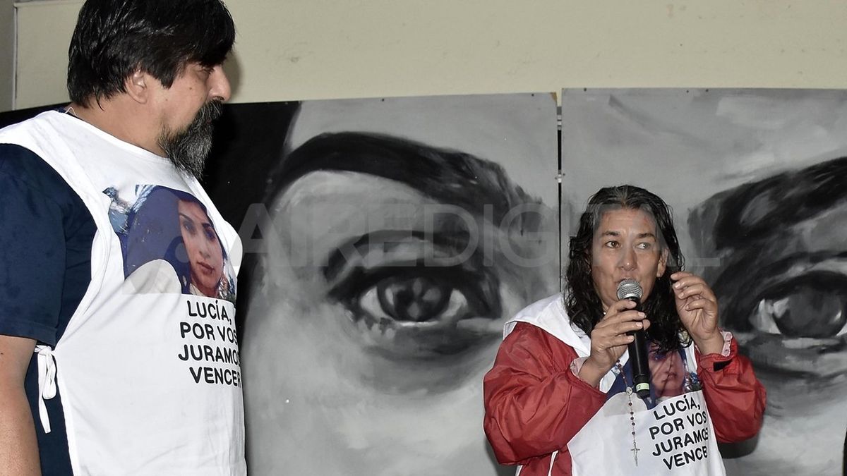 Marta Montero y Guillermo Pérez, padres de Lucía Pérez.