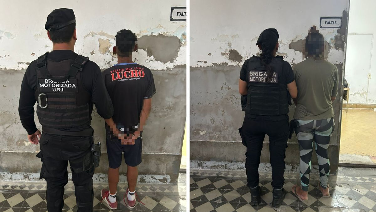 Dos personas fueron aprehendidas en San Martín y La Rioja de Santa Fe por generar disturbios en la vía pública.&nbsp;