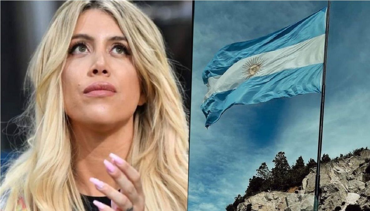 El inesperado mensaje patriótico de Wanda Nara