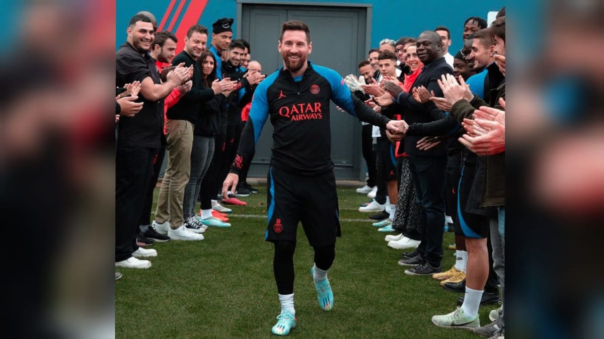 El capitán de la selección argentina llegó el martes a Francia y esta jornada participó de su primera práctica en 2023.