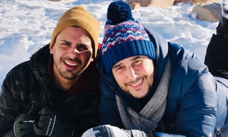 El periodista de Intrusos y su pareja, Juan Pablo Kildoff, disfrutan de los típicos paisajes de la ciudad patagónica. El periodista de Intrusos y su pareja, Juan Pablo Kildoff, disfrutan de los típicos paisajes de la ciudad patagónica.