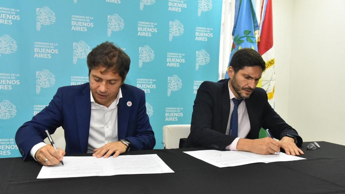 El 25 de marzo, Pullaro y Kicillof se reunieron en la localidad bonaerense de San Nicolás para firmar un convenio de cooperación en materia de seguridad.