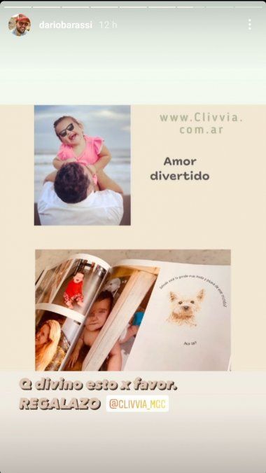Darío Barassi se emocionó por su sorpresa del día del padre.