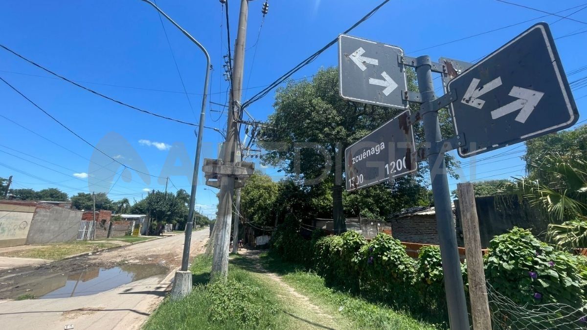 Un nuevo escruche en el barrio Coronel Dorrego de Santa Fe.