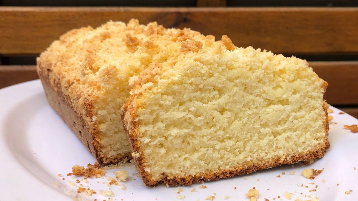 Budín de coco