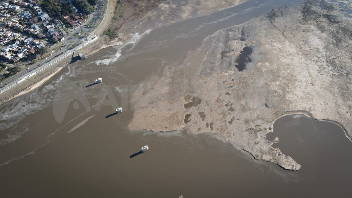 La bajante histórica del río Paraná impactó directamente en el nivel de la laguna Setúbal.