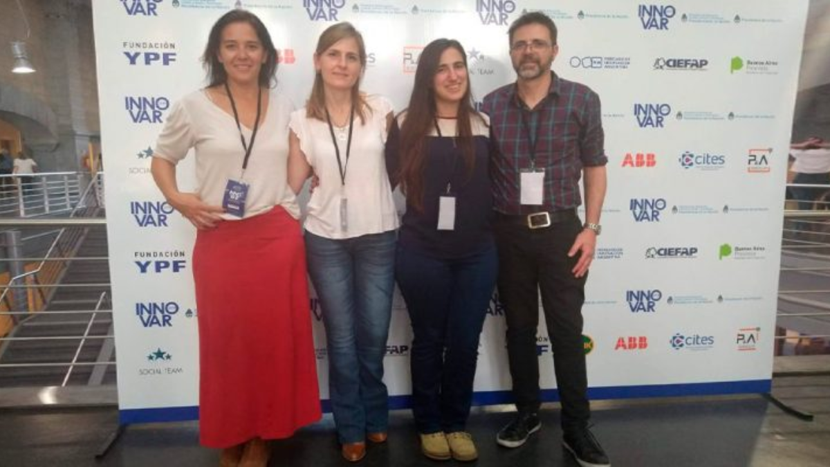 Milagros Bürgi y Marcos Oggero, junto a Gabriela Aparicio y Camila Scorticati. Milagros Bürgi y Marcos Oggero, junto a Gabriela Aparicio y Camila Scorticati.