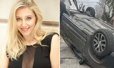 Daniela, la hermana de Darío y Luisana Lopilato, chocó y volcó con su auto. Daniela, la hermana de Darío y Luisana Lopilato, chocó y volcó con su auto.