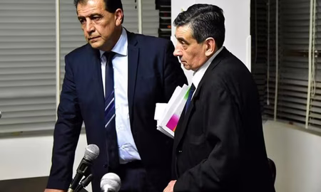 Sergio Gustavo Freixes y Edgar Mario Zavala, exministros de la provincia de San Luis Sergio Gustavo Freixes y Edgar Mario Zavala, exministros de la provincia de San Luis