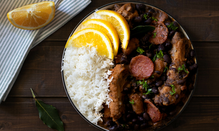 Receta de feijoada casera. Receta de feijoada casera.