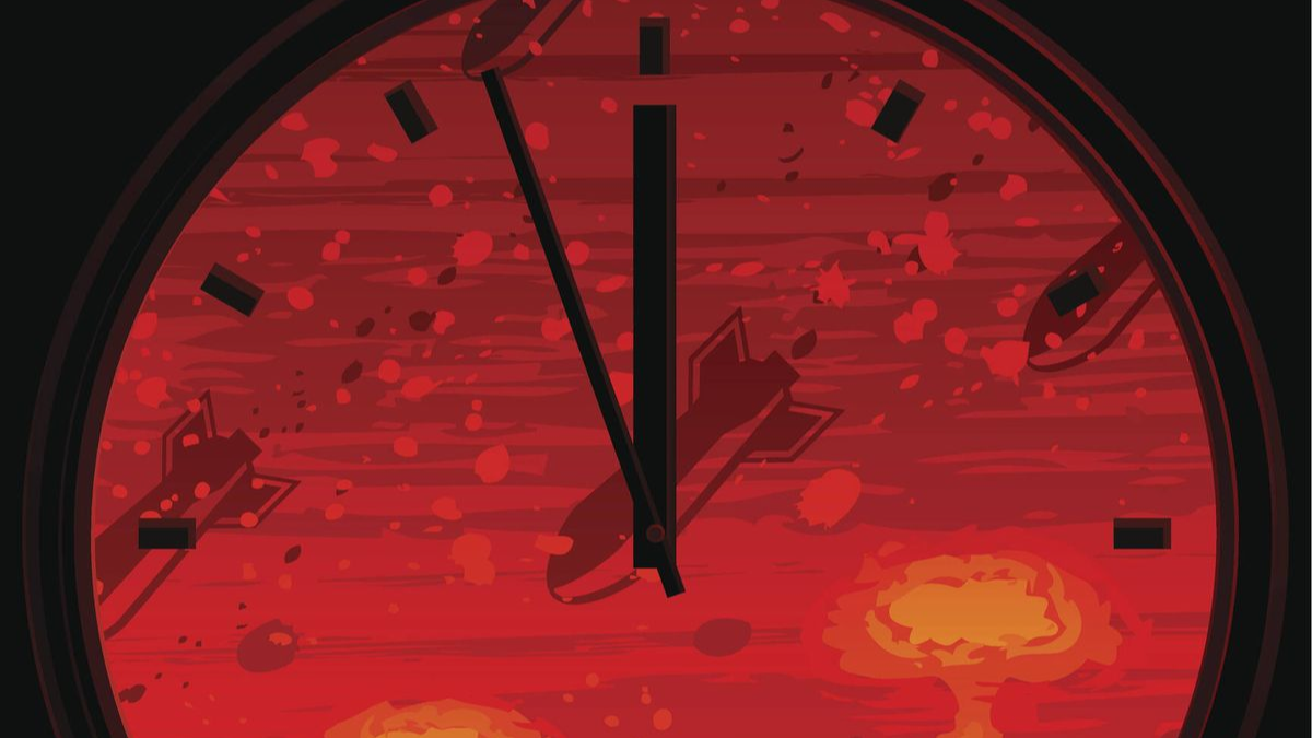 El Reloj del Apocalipsis indica que la humanidad está más cerca de un cataclismo planetario