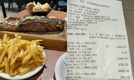 Fueron a comer al Ferroviario. Fueron a comer al Ferroviario.